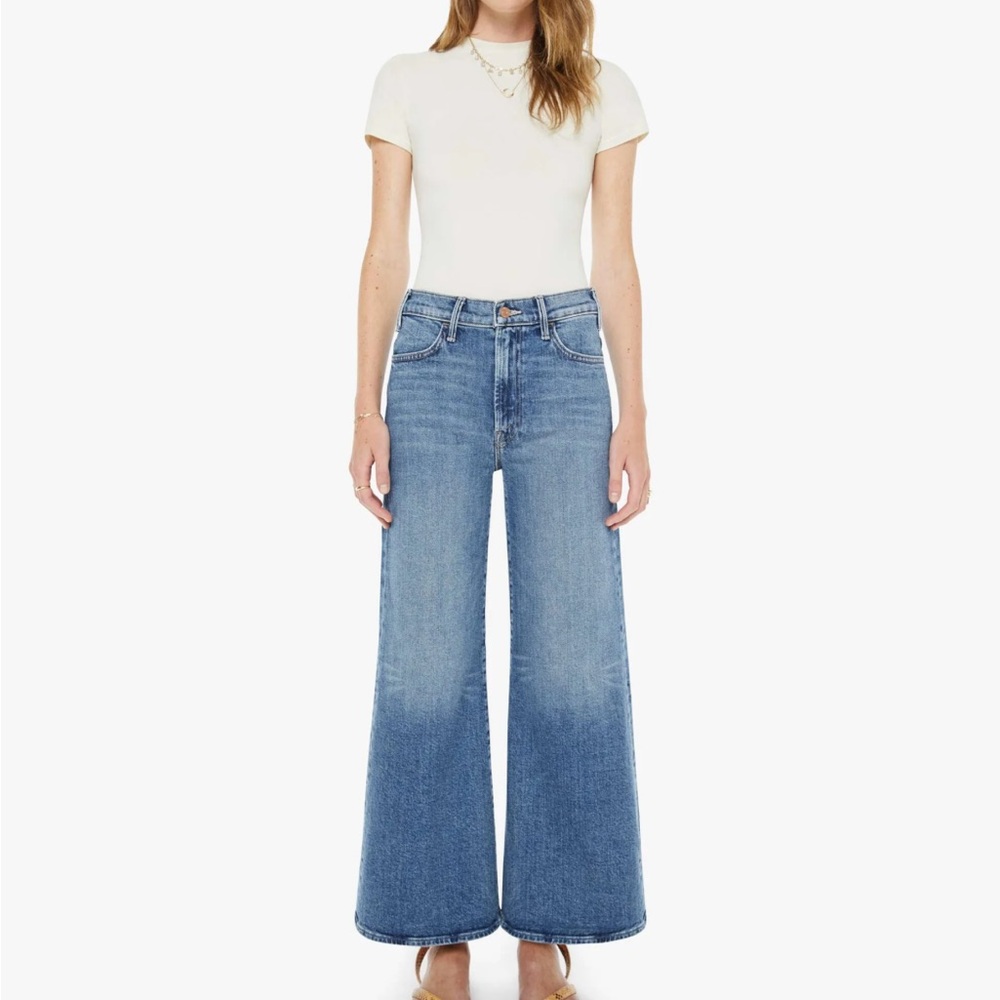 MOTHER Light Blue Flare Jeans